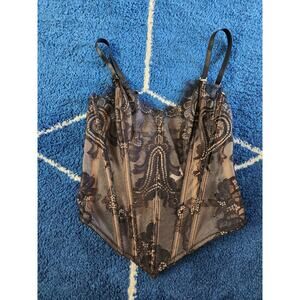 Oh La La Cheri Women's Lace Corset Small